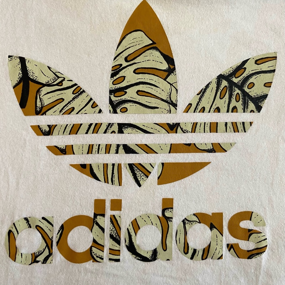 adidas cropped shirt with design - Picture 2 of 3